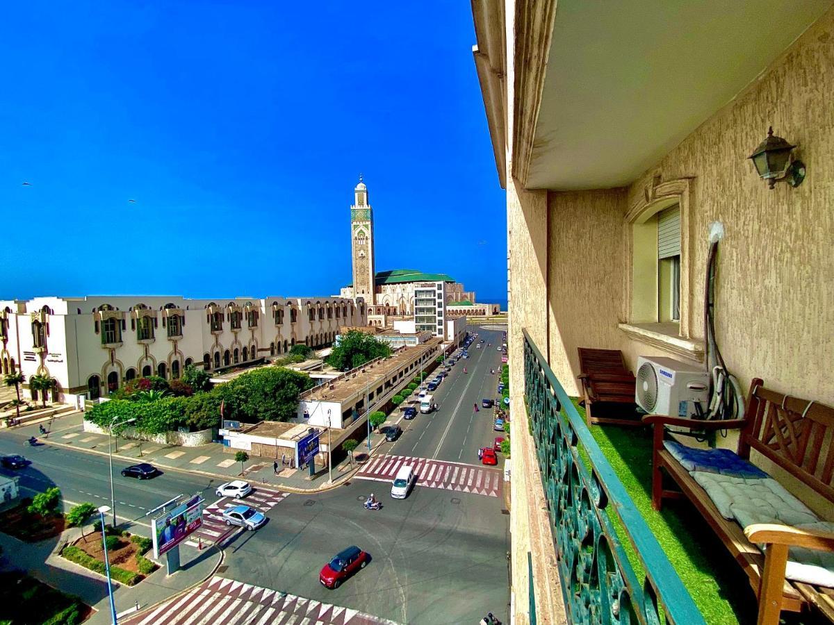 카사블랑카 Sab 16 - Amazing View Over The Mosque Hassan - Comfy And Stylish Flat 아파트 외부 사진